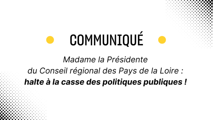 Image de couverture de l'article 'Mobilisation contre les coupes budgétaires massives en Pays de la Loire' par Ufisc, Union Fédérale d'Intervention des Structures Culturelles Image de couverture de l'article 'Mobilisation contre les coupes budgétaires massives en Pays de la Loire' par Ufisc, Union Fédérale d'Intervention des Structures Culturelles